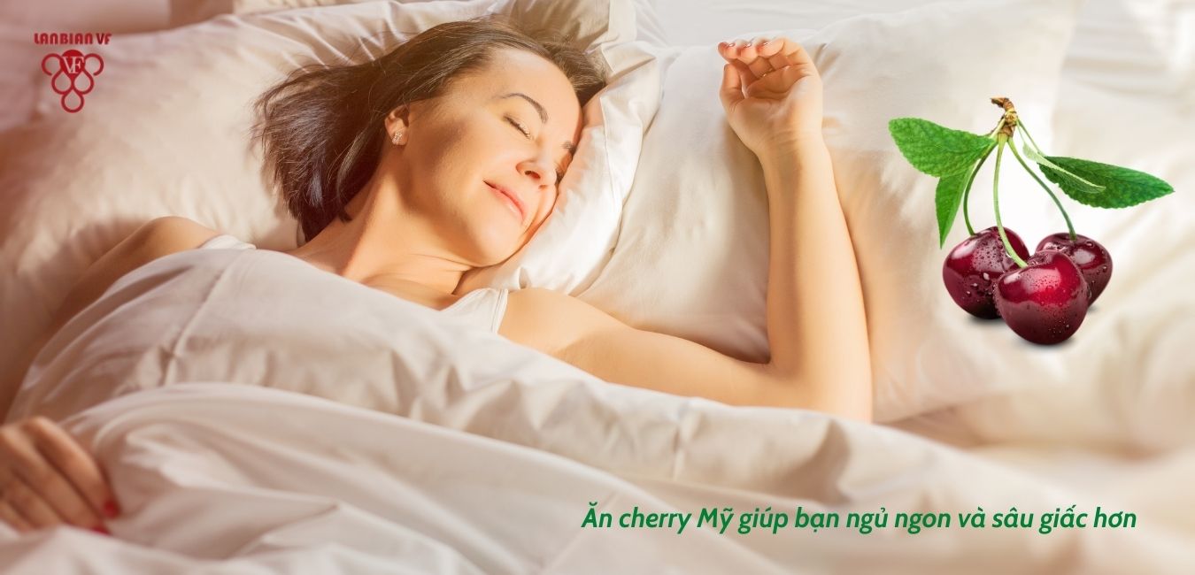 Nghiên cứu cho thấy melatonin trong cherry giúp ngủ ngon giấc hơn